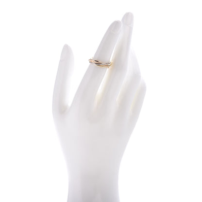 Cartier 18K Pink Yellow White Gold Extra Small Trinity Ring 51 5.75 2 of 5