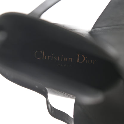 Christian Dior Calfskin Empreinte Ankle Boot 37 Black 7 of 9