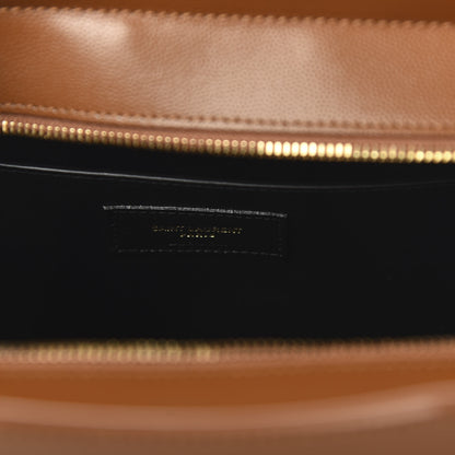 Saint Laurent Grain De Poudre Medium Uptown Tote Brick 8 of 10