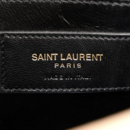 Saint Laurent Grain De Poudre Medium Monogram Kate Satchel Nude Powder 6 of 13
