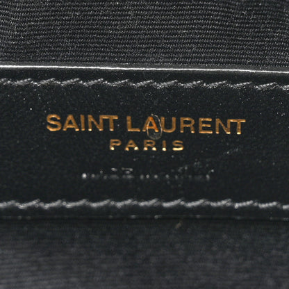 Saint Laurent Calfskin Matelasse Monogram Lou Belt Bag Black 5 of 9