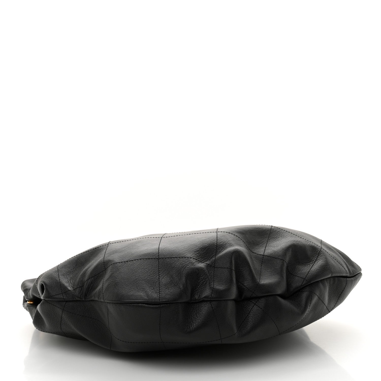 Chanel Calfskin Quilted Maxi Chain Hobo Black 2 of 10