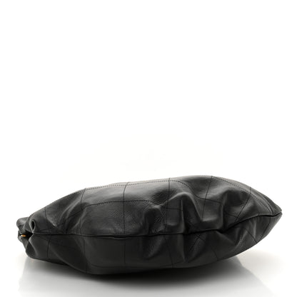 Chanel Calfskin Quilted Maxi Chain Hobo Black 2 of 10