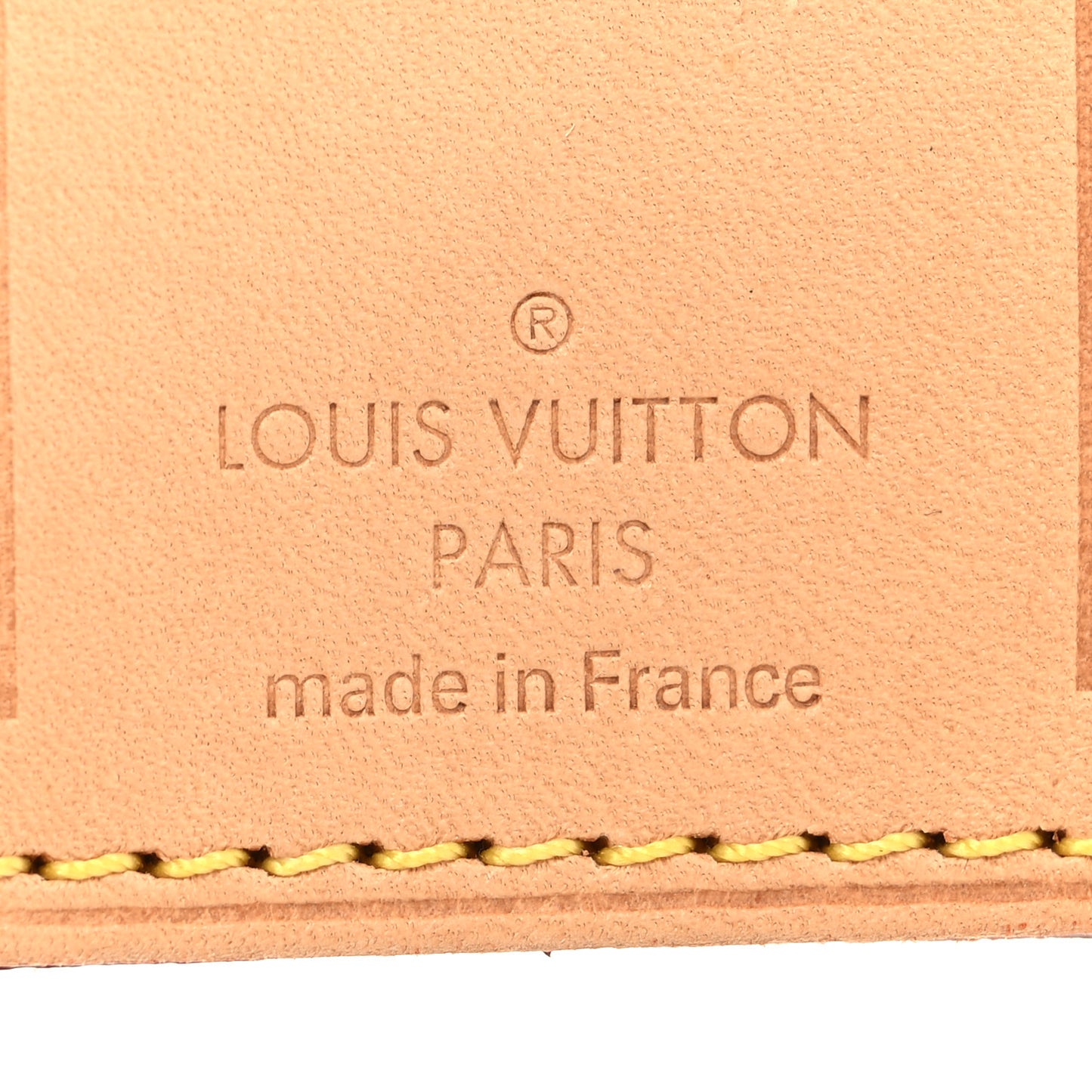Vachetta Leather Luggage Tag