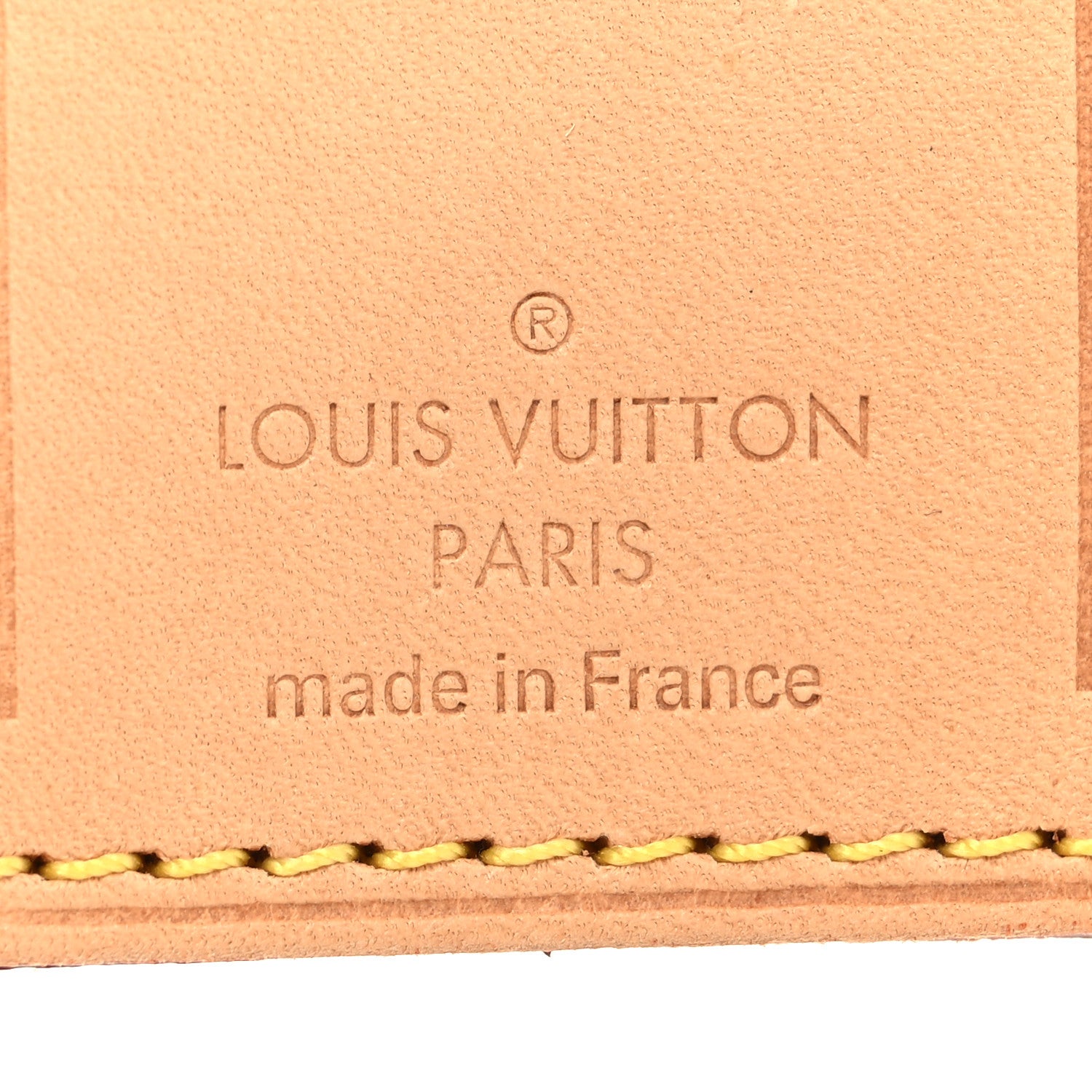 Louis Vuitton Vachetta Leather Luggage Tag 3 of 3