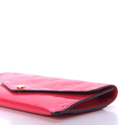 Louis Vuitton Vernis Jeanne Wallet Hot Pink 10 of 10