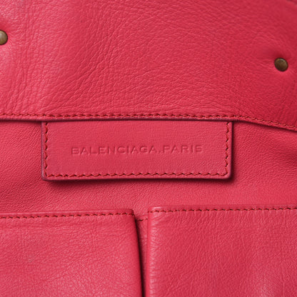 Balenciaga Veau Papier A4 Zip Around Tote Rouge Grenade 6 of 19