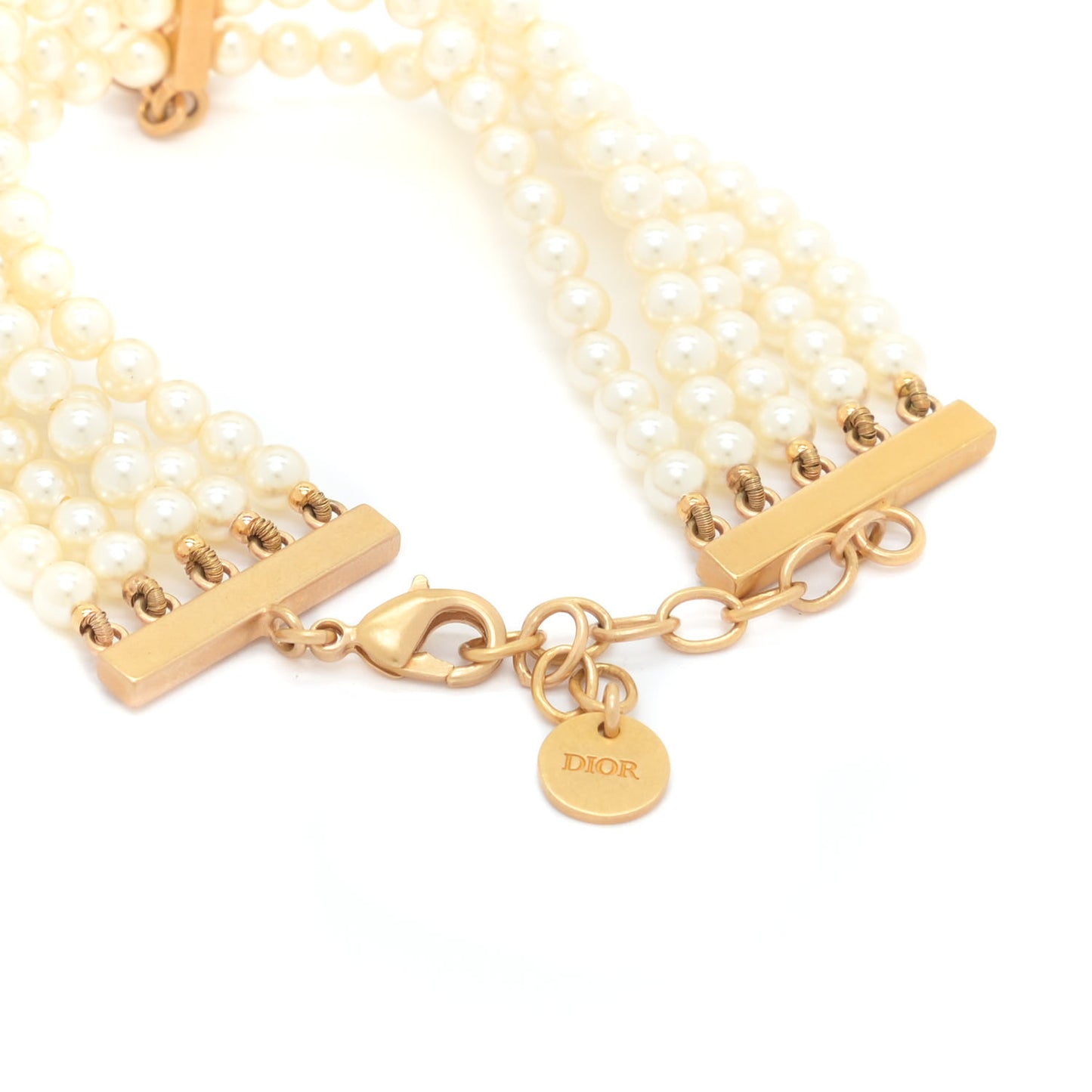 Metal Pearl Dior Dream Bracelet Gold