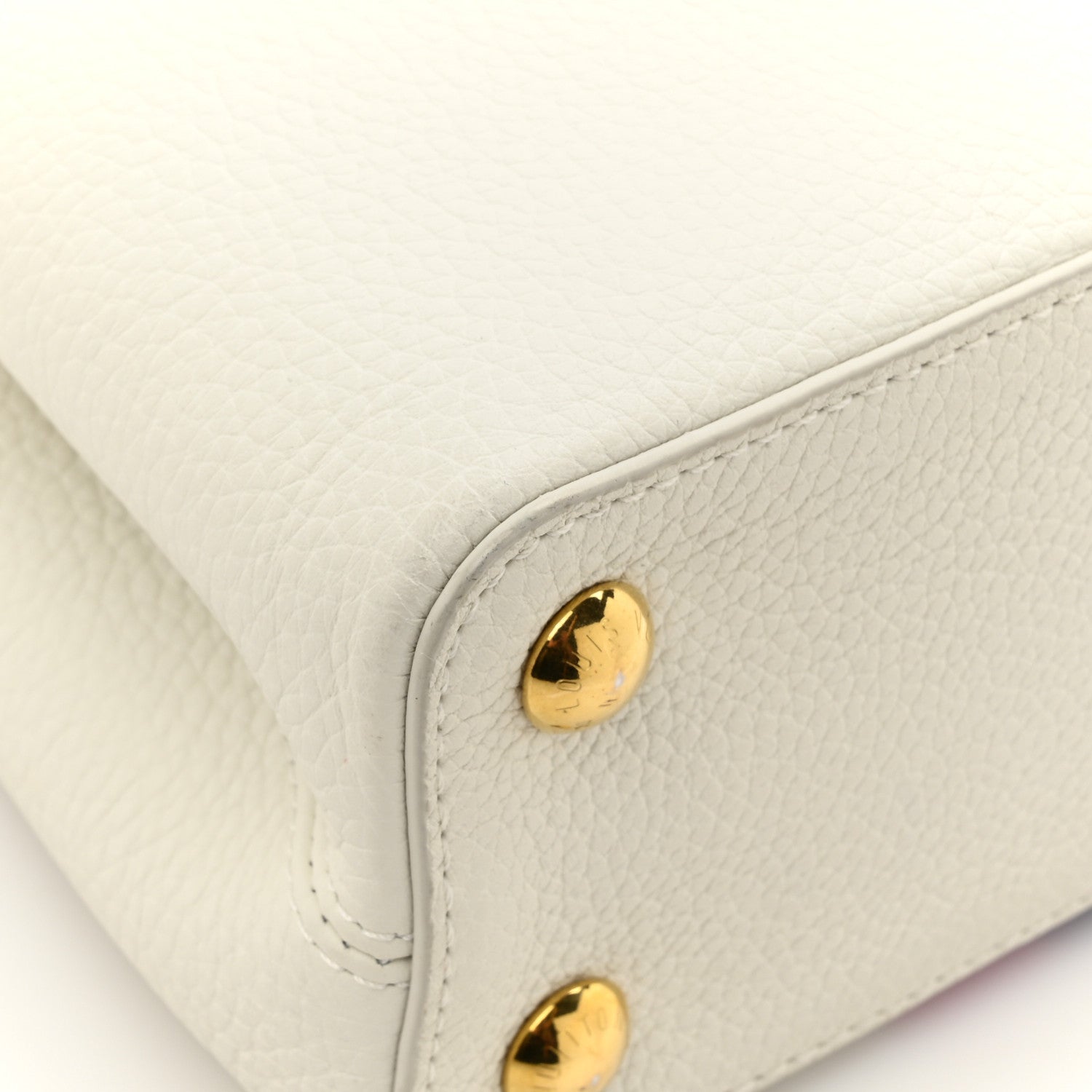 Louis Vuitton Taurillon Game On Capucines BB White 11 of 15