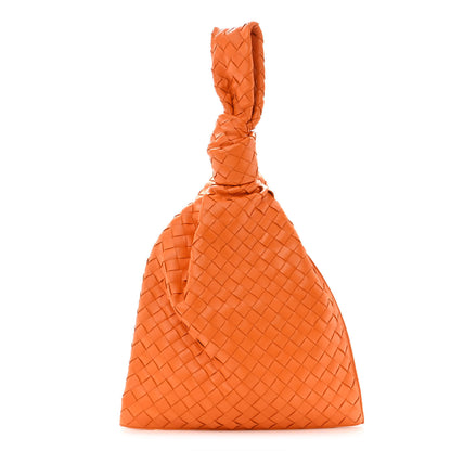 Bottega Veneta Nappa Intrecciato BV Twist Orange 1 of 10