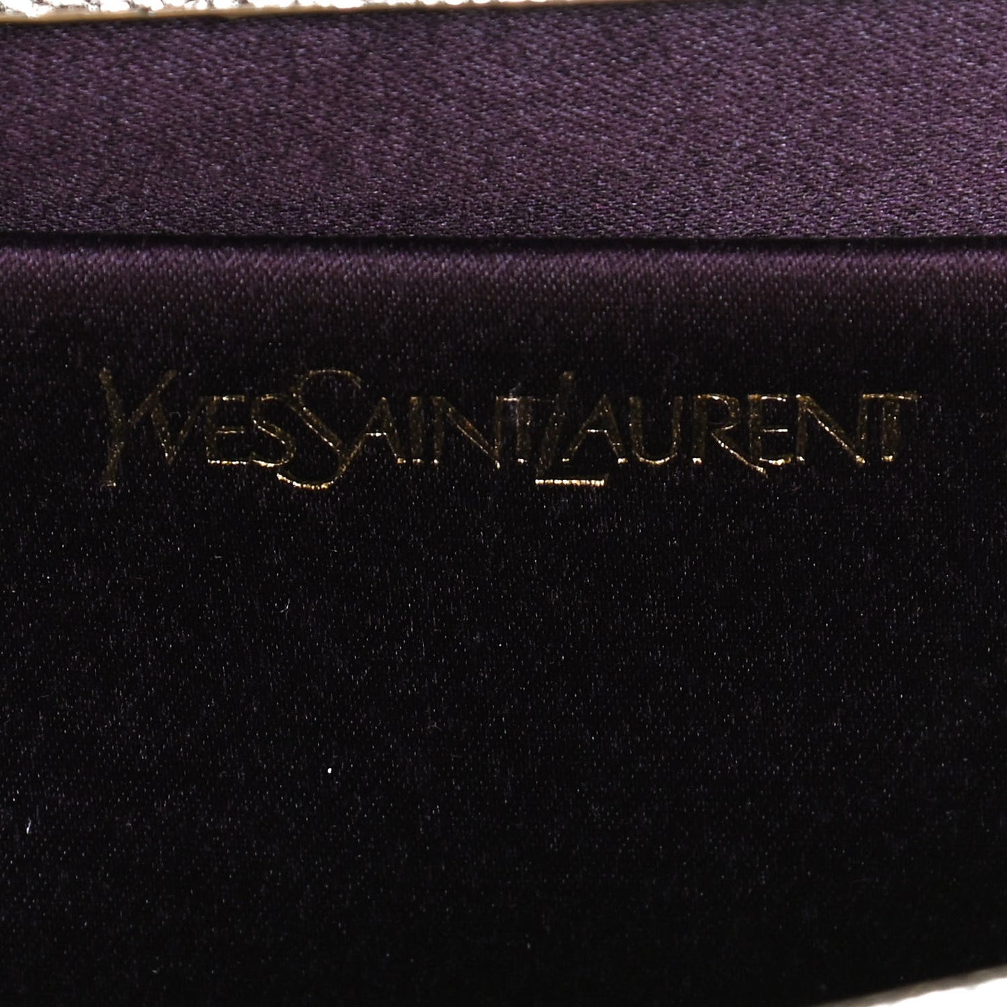 Metallic Calfskin Monogram Large Belle De Jour Clutch Gold