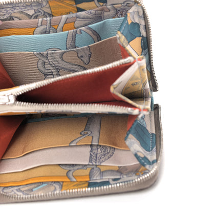 Hermes Epsom Silk'in Compact Wallet Etoupe 4 of 4