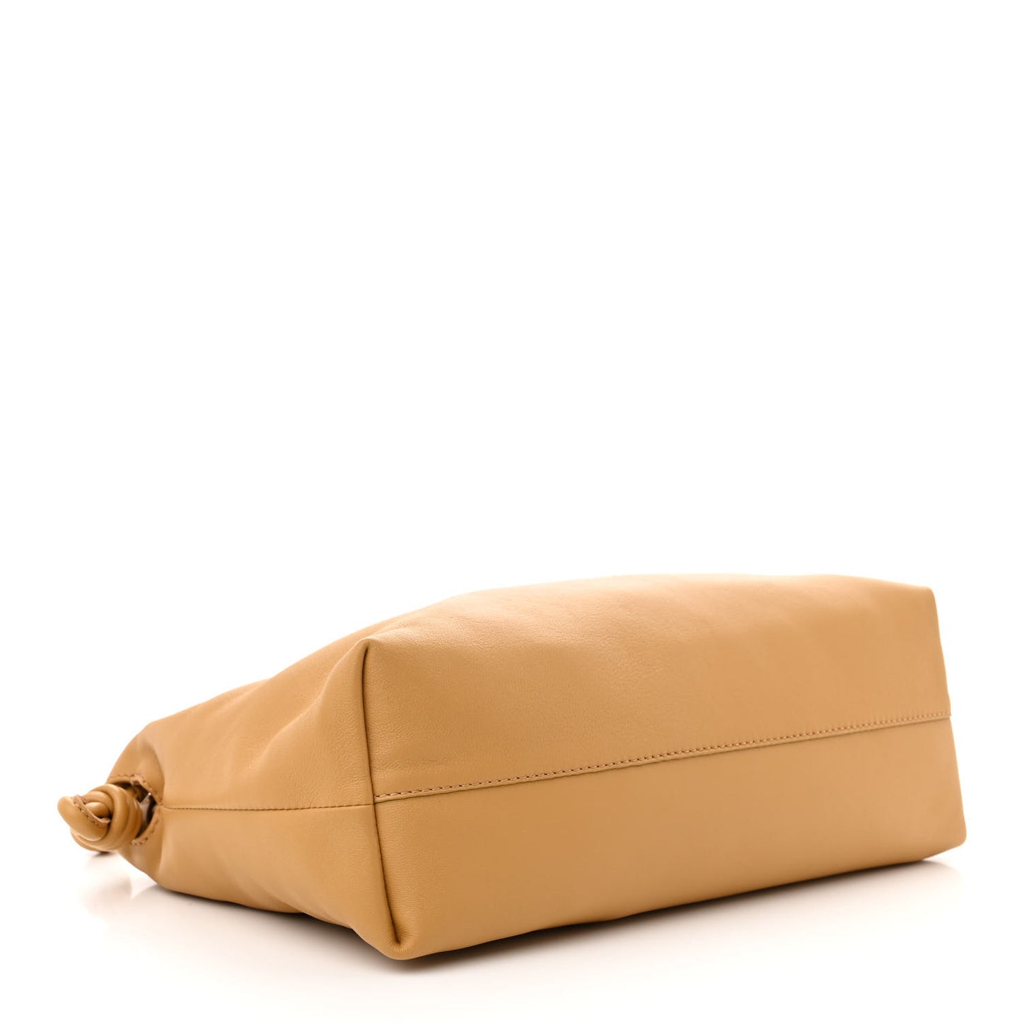 Mellow Nappa Donut Medium Chain Flamenco Knot Clutch Sahara