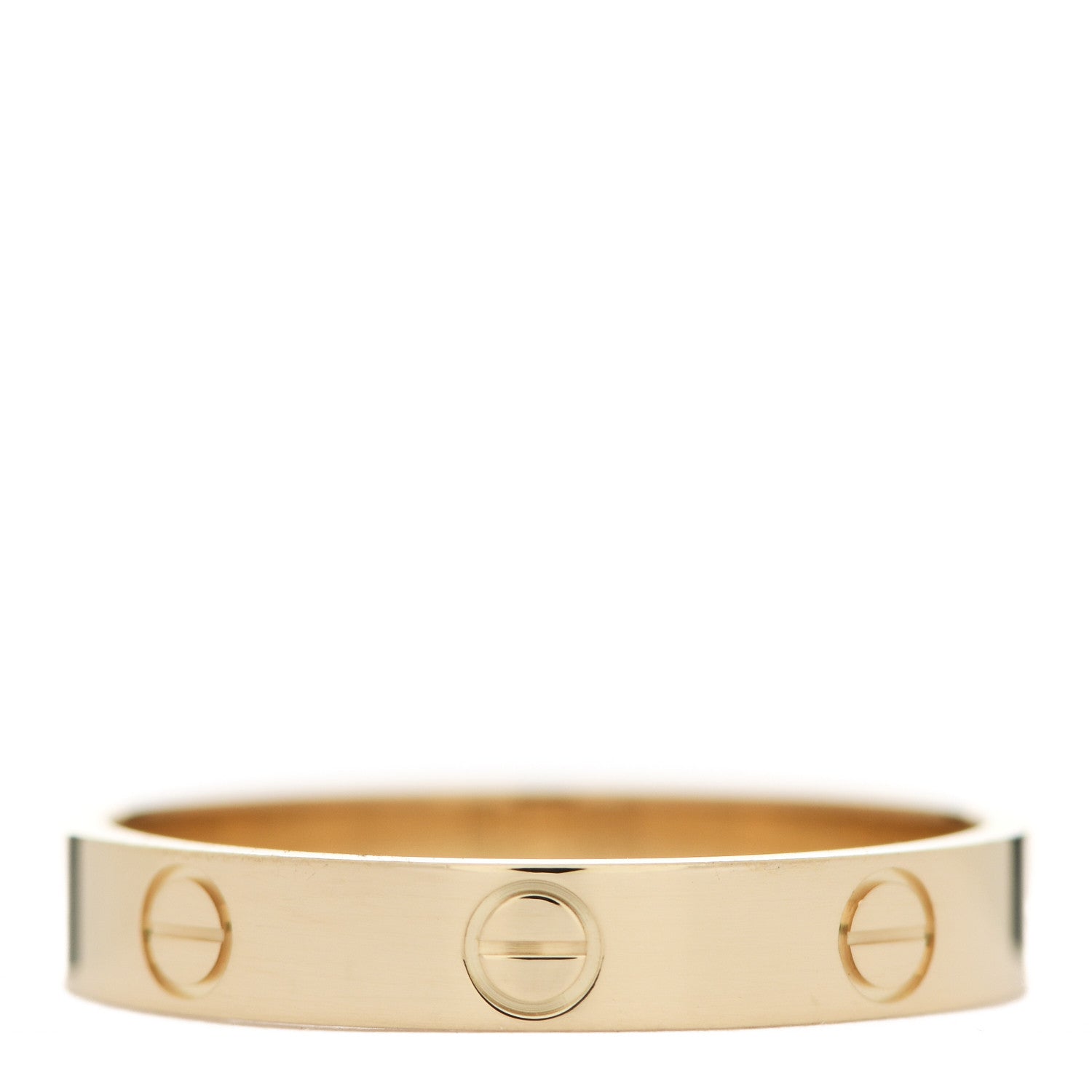 Cartier 18K Yellow Gold 3.5mm LOVE Wedding Band Ring 60 9 3 of 4