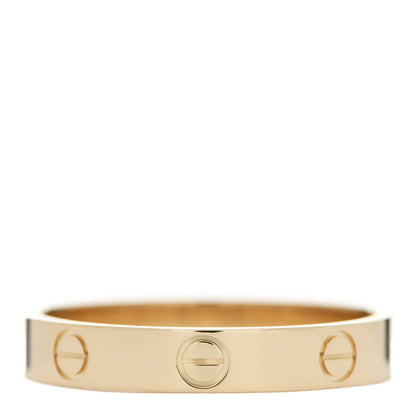 Cartier 18K Yellow Gold 3.5mm LOVE Wedding Band Ring 60 9 3 of 4