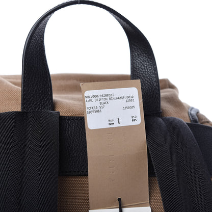 Burberry Canvas Mega Check Drifton Backpack Black 9 of 9