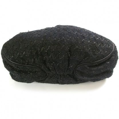 Chanel Tweed Boucle Knitting Bag Black 4 of 12