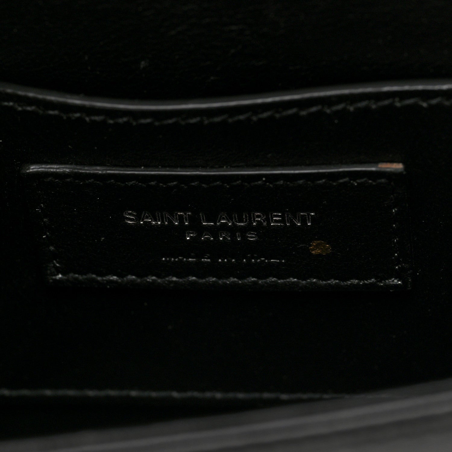 Saint Laurent Box Calfskin Monogram Medium Solferino Satchel Black 6 of 9