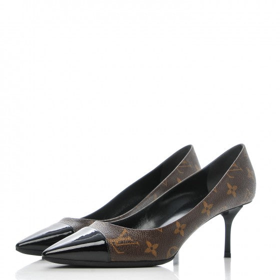 Patent Monogram Fetish Pump 39