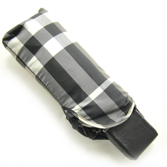 Burberry Compact Beat Check Umbrella Grey 5 of 5