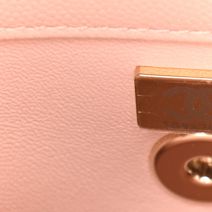 Chanel Caviar Quilted Mini Coco Handle Flap Pink 7 of 11