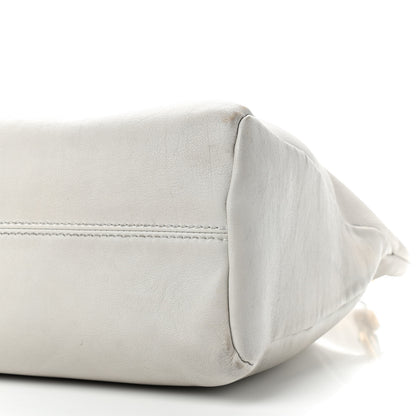 Tom Ford Calfskin Zipper Strap Hobo White 7 of 13