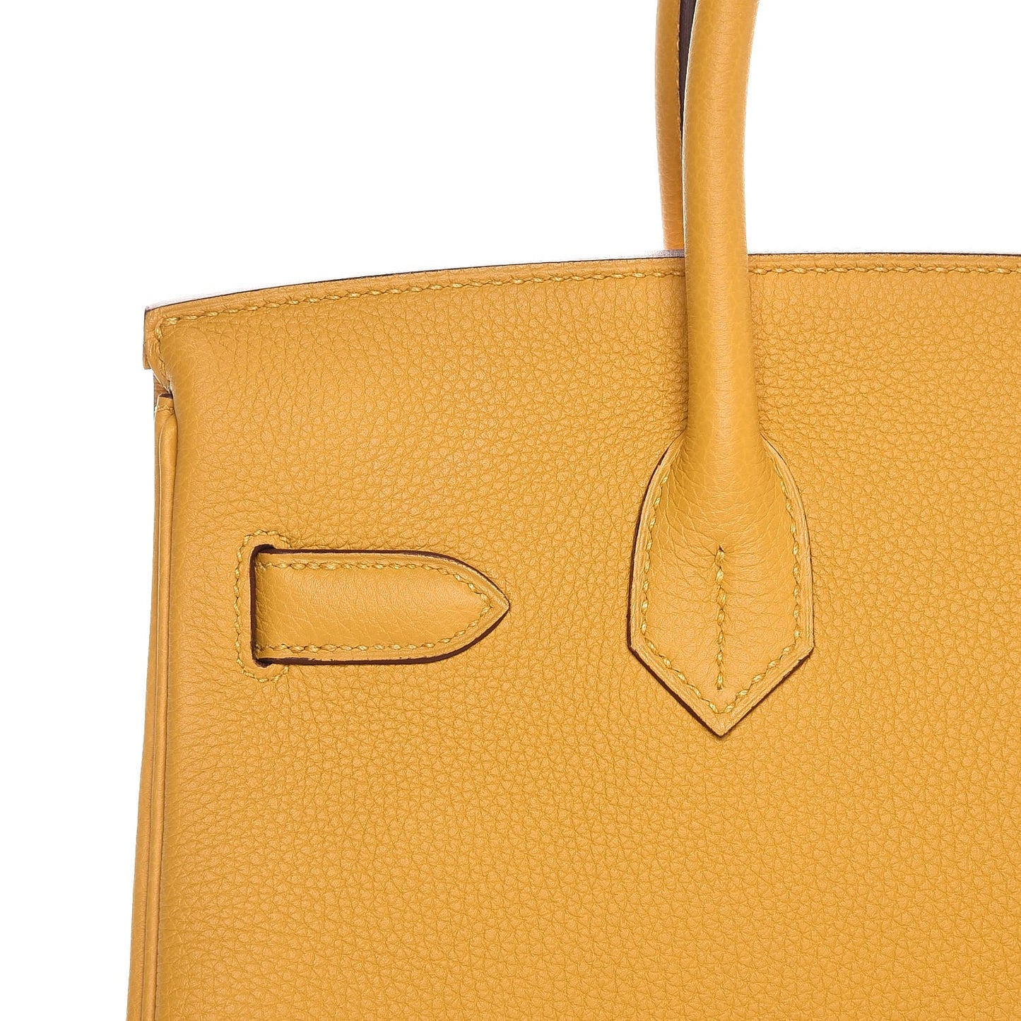 Togo Birkin 30 Jaune Ambre