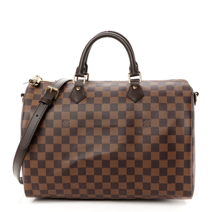 Louis Vuitton Damier Ebene Speedy Bandouliere 35 1 of 10