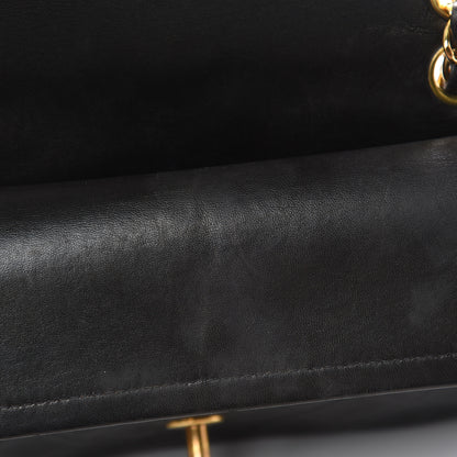 Chanel Lambskin Quilted Small Double Flap Black 18 of 22