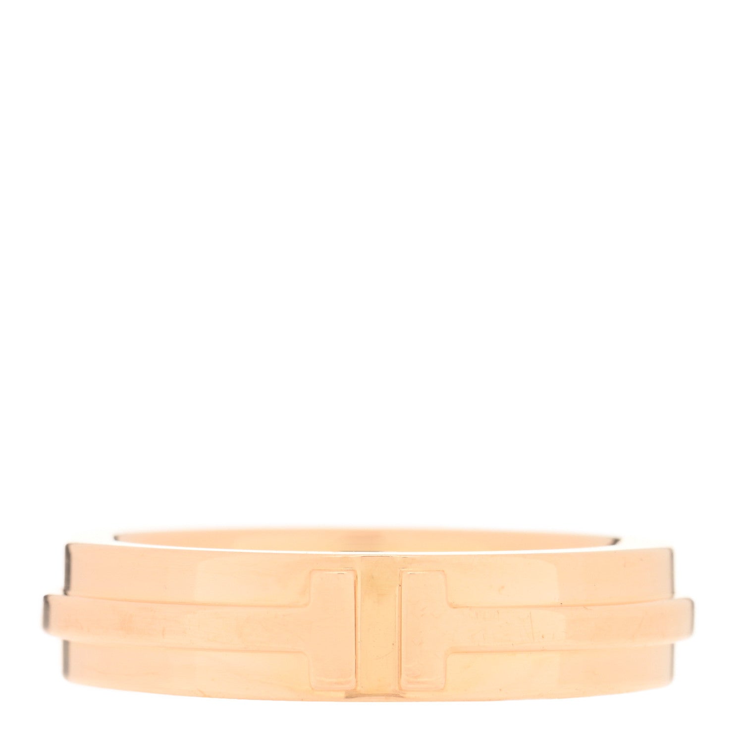 Tiffany 18K Rose Gold T Two Narrow Ring 49 5 1 of 4