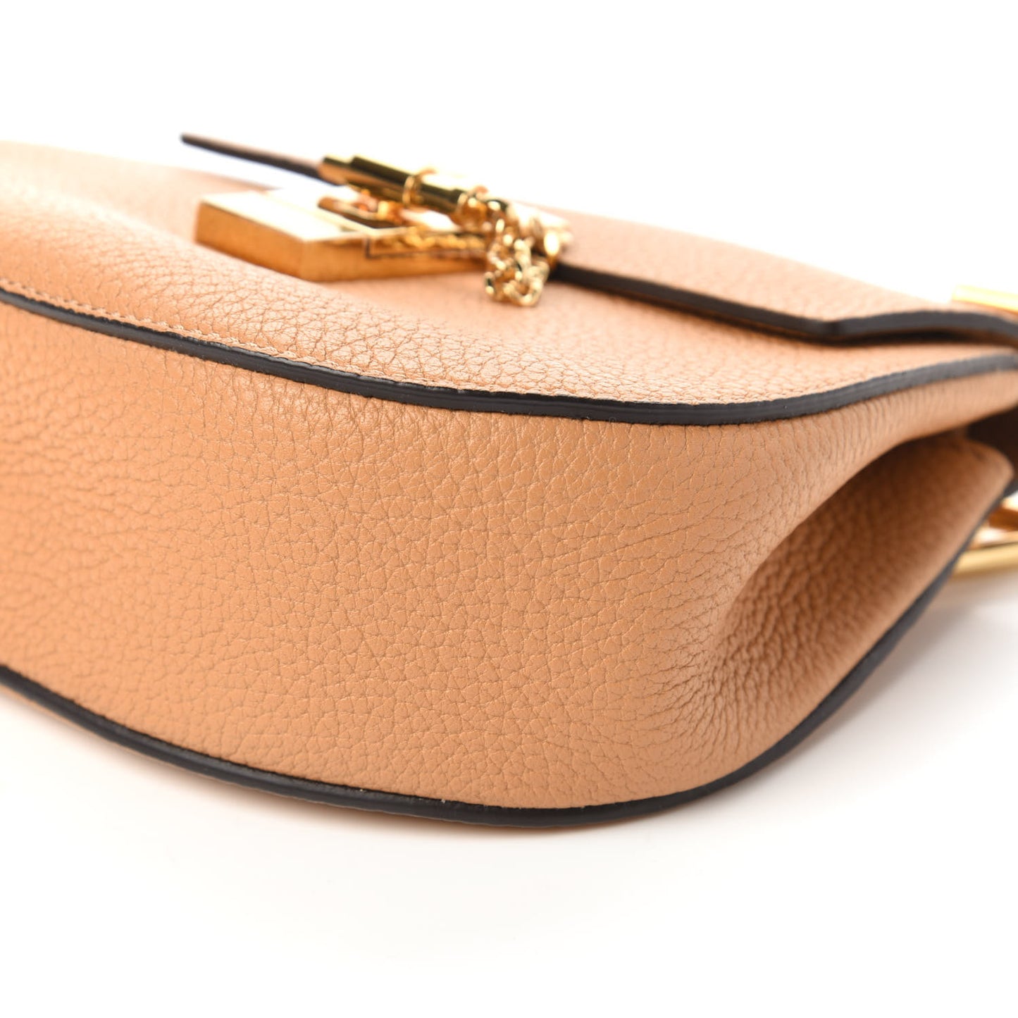 Grained Lambskin Mini Drew Shoulder Bag