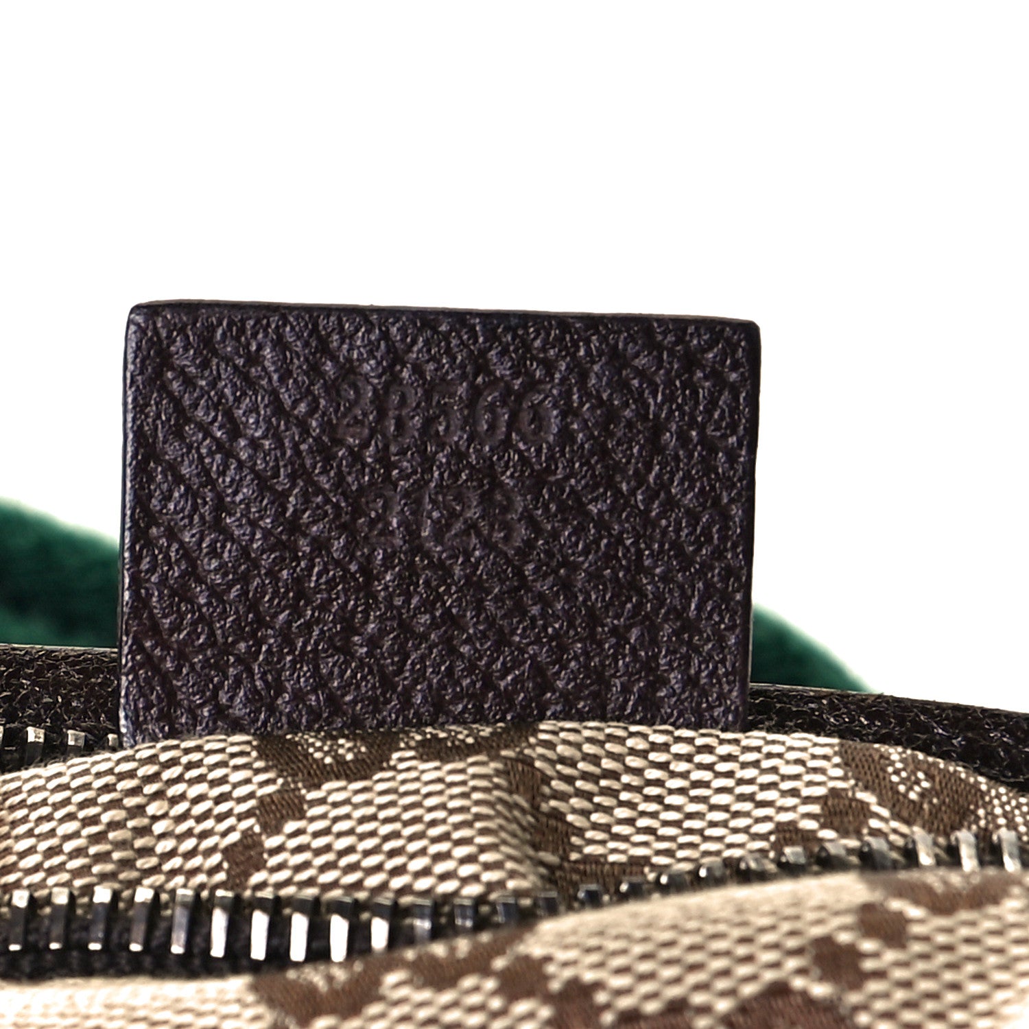Gucci GG Monogram Web Double Pocket Belt Bag Dark Brown 11 of 25