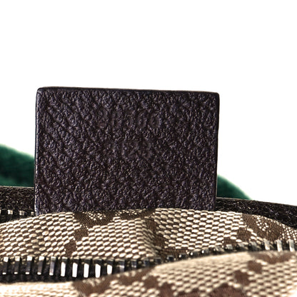 Gucci GG Monogram Web Double Pocket Belt Bag Dark Brown 11 of 25