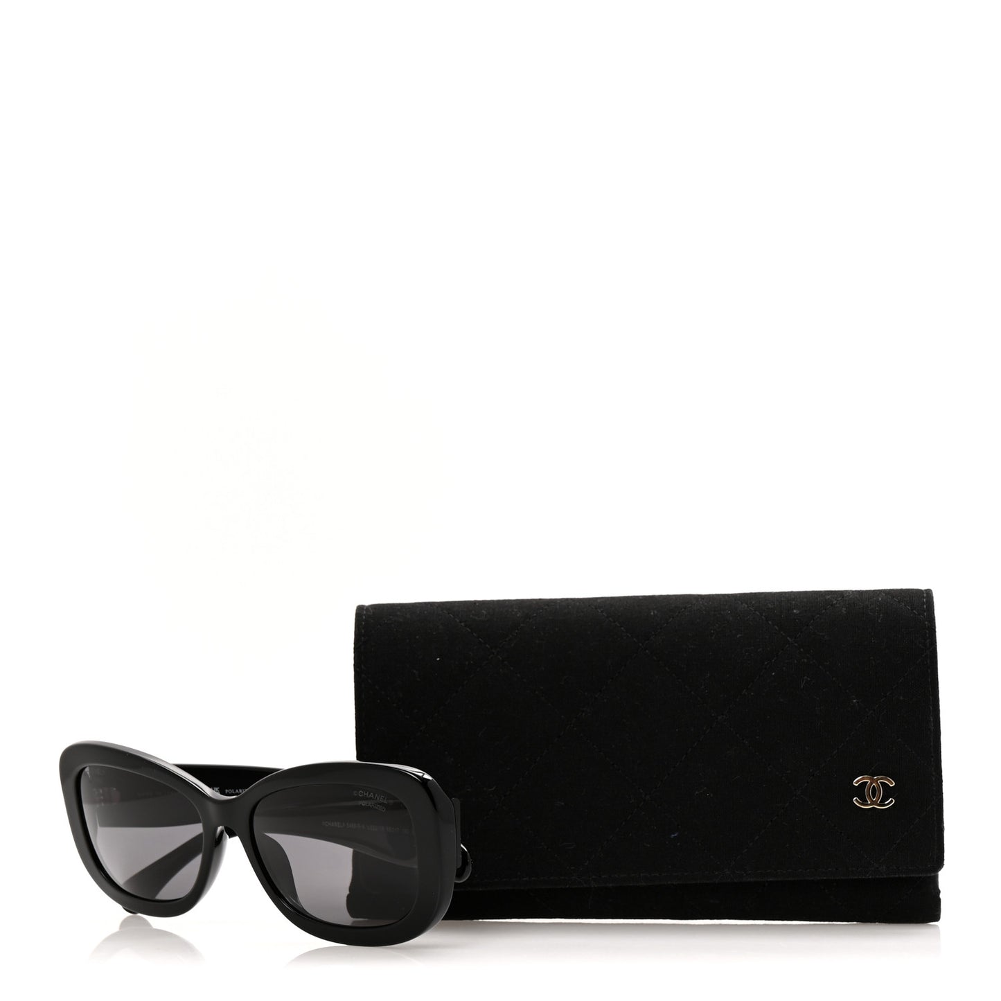 Acetate Polarized CC Sunglasses 5468-B-A Black