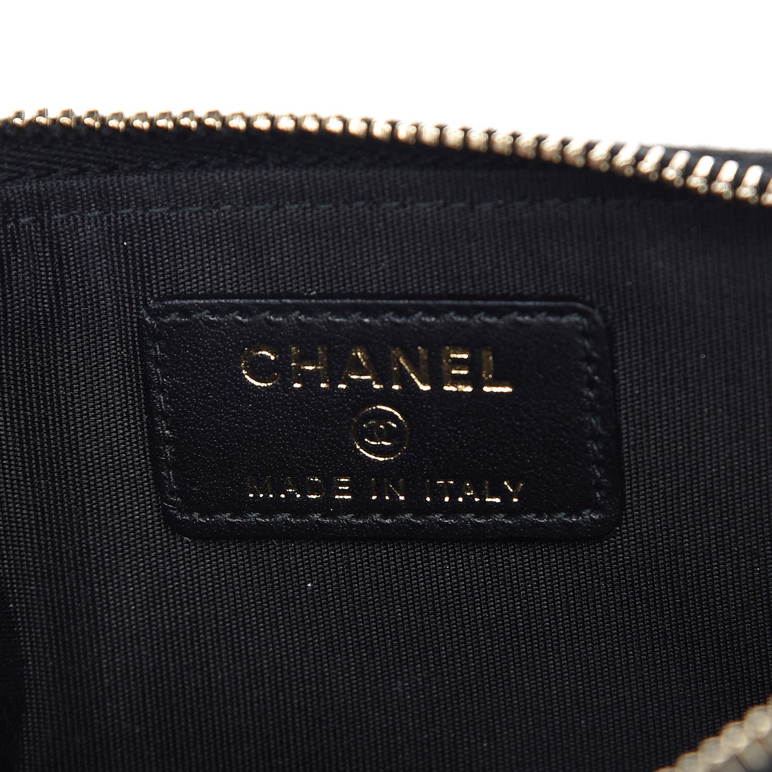 Chanel Caviar Quilted Classic Zip Boy Pouch Black 6 of 8