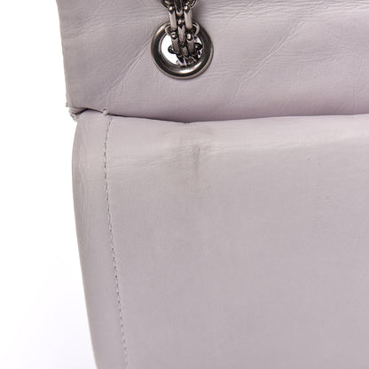Chanel Aged Calfskin Quilted 50th Anniversary 2.55 Reissue 228 Flap White 26 of 27