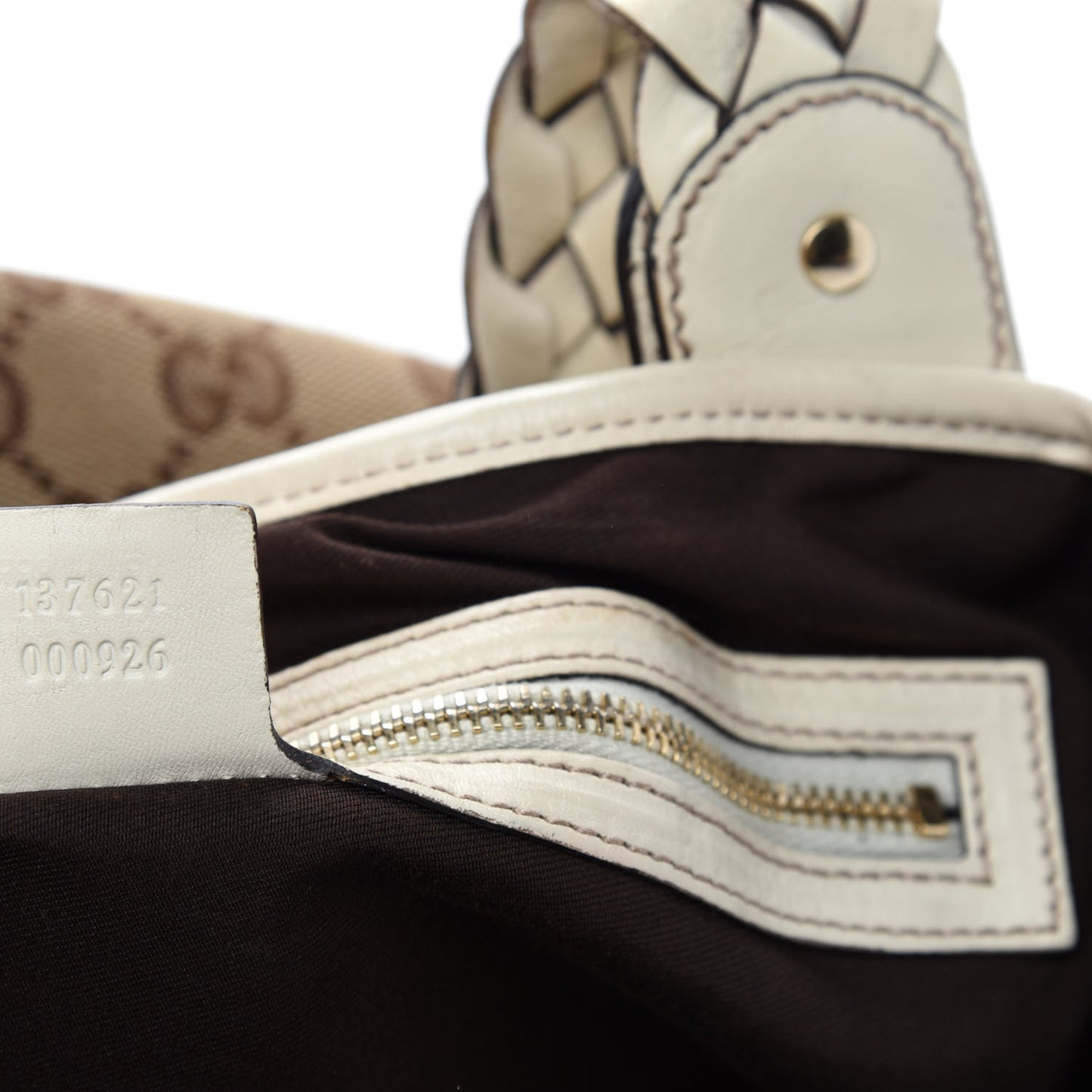 Monogram Medium Pelham Shoulder Bag Off White