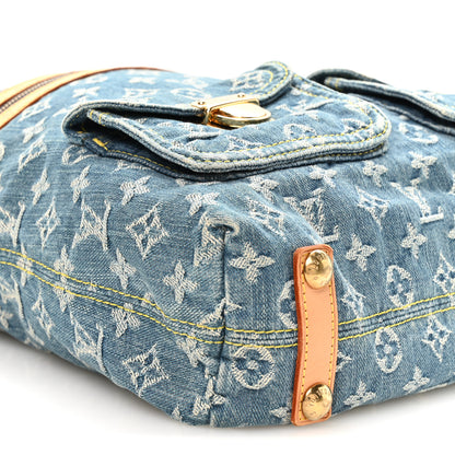 Louis Vuitton Denim Baggy GM Blue 9 of 10