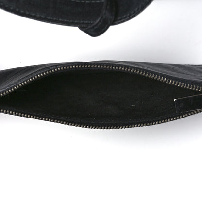 Saint Laurent Calfskin Suede Studded Reversible East West Shopping Tote Black 6 of 13