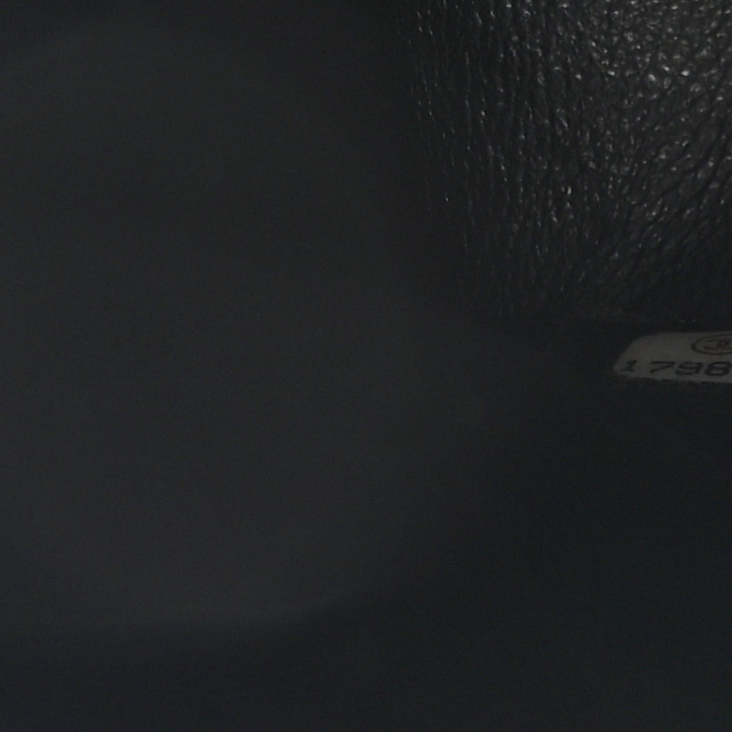 Satin Quilted Medium Double Flap Black