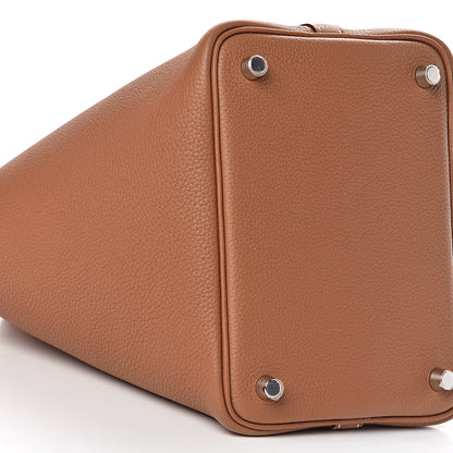 Hermes Taurillon Maurice Picotin Lock 18 PM Gold 8 of 10