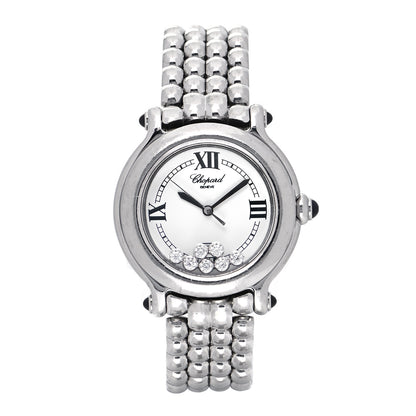 Chopard Stainless Steel 7 Diamond 32mm Happy Sport Quartz Watch 1 of 4