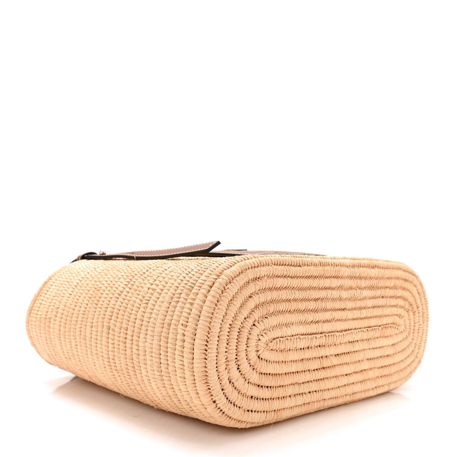 Loewe Raffia Small Square Basket Tote Bag Natural Tan 4 of 9