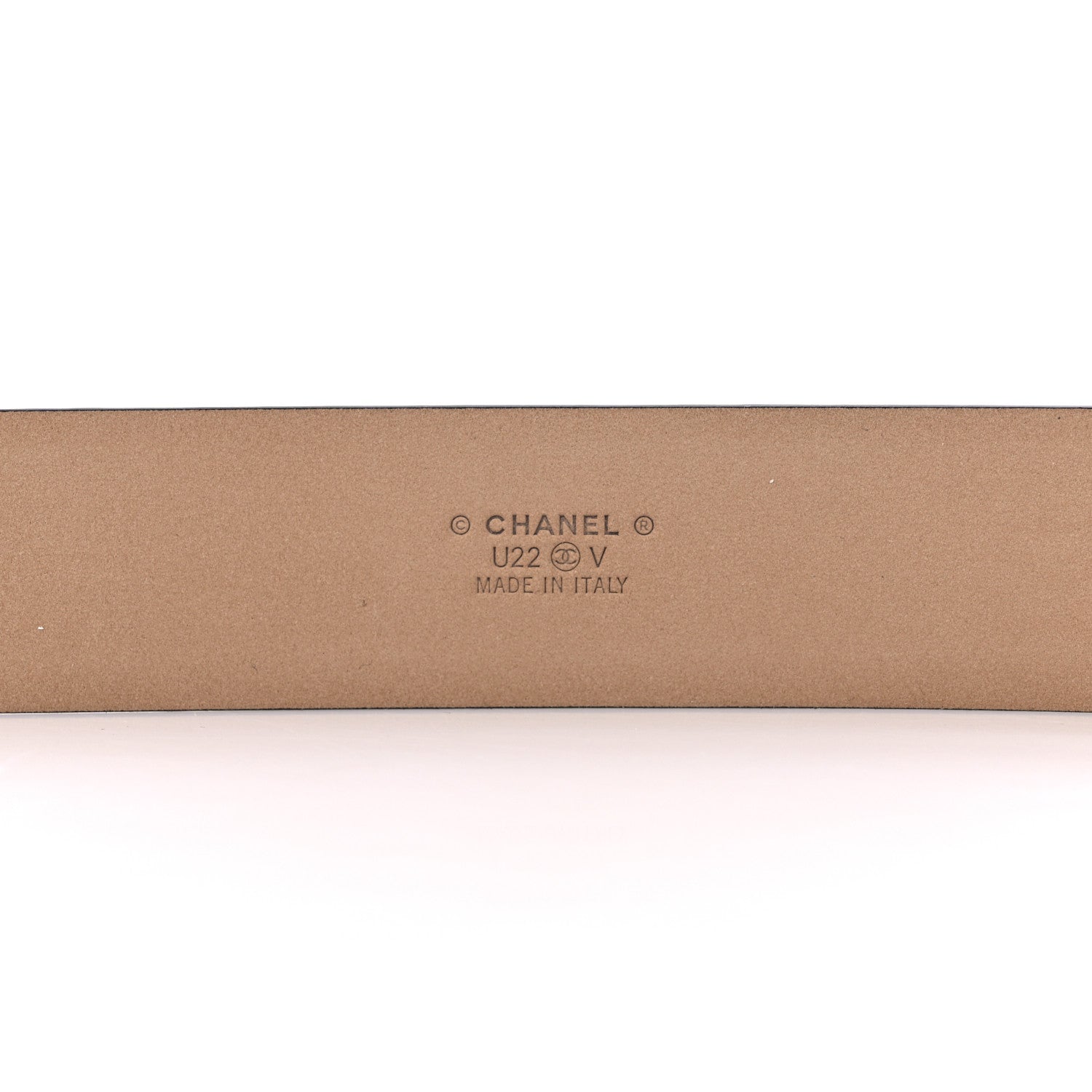 Chanel Calfskin Belt 95 38 Black 3 of 6