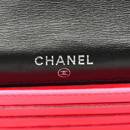 Chanel Calfskin Quilted Cambon Flap Wallet Black 6 of 7