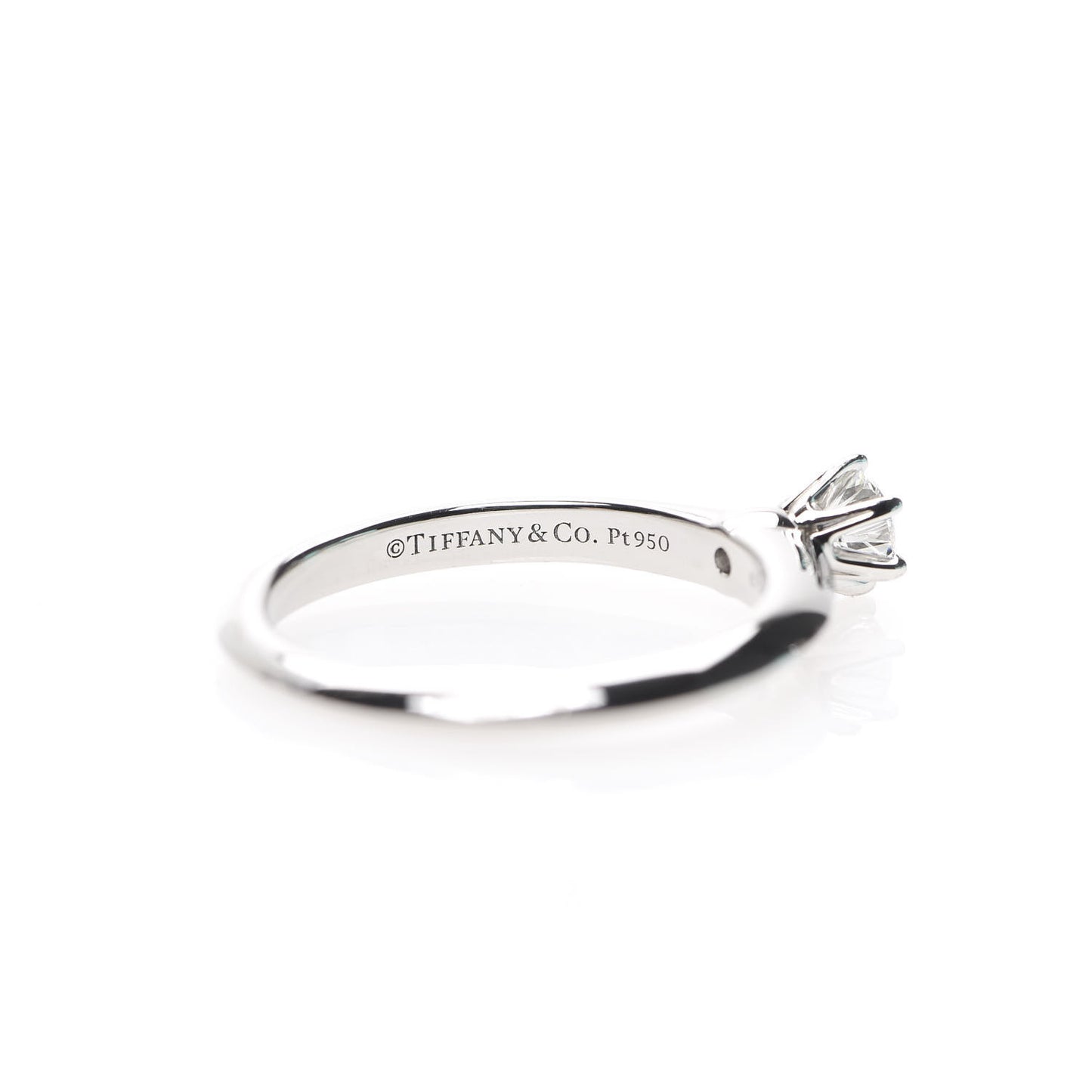 Platinum Diamond .20ct Solitaire Engagement Ring 49 5