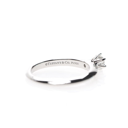 Tiffany Platinum Diamond .20ct Solitaire Engagement Ring 49 5 5 of 6