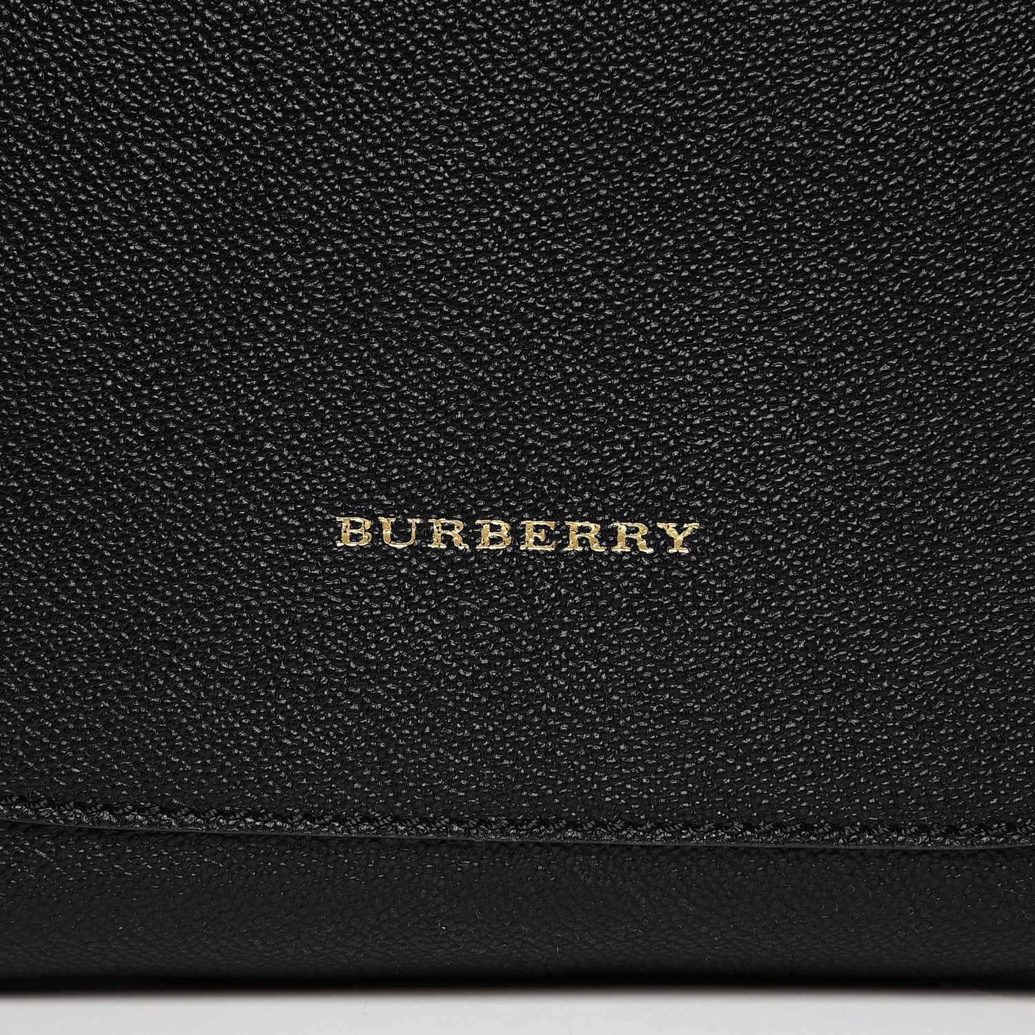 Burberry Grainy Calfskin Small Elmstone Hobo Black 8 of 8