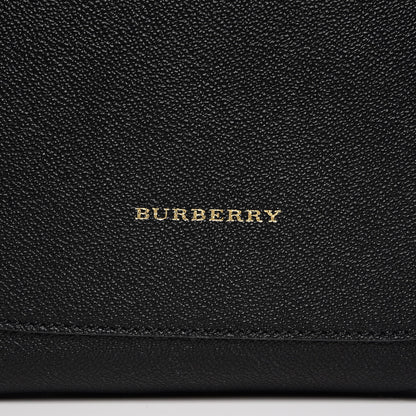 Burberry Grainy Calfskin Small Elmstone Hobo Black 8 of 8