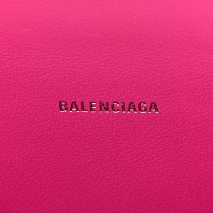 Balenciaga Shiny Box Calfskin Hourglass Top Handle Bag XS Acid Fuchsia 5 of 10